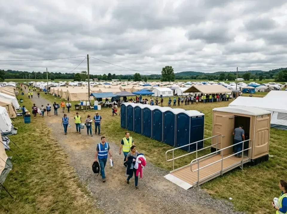 disaster-relief-camp-restrooms-010 — frequently asked questions, Dumpster & Portable Bathrooms Rental in Offutt AFB, NE